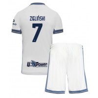 Camisa de time de futebol Inter Milan Piotr Zielinski #7 Replicas 2º Equipamento Infantil 2024-25 Manga Curta (+ Calças curtas)